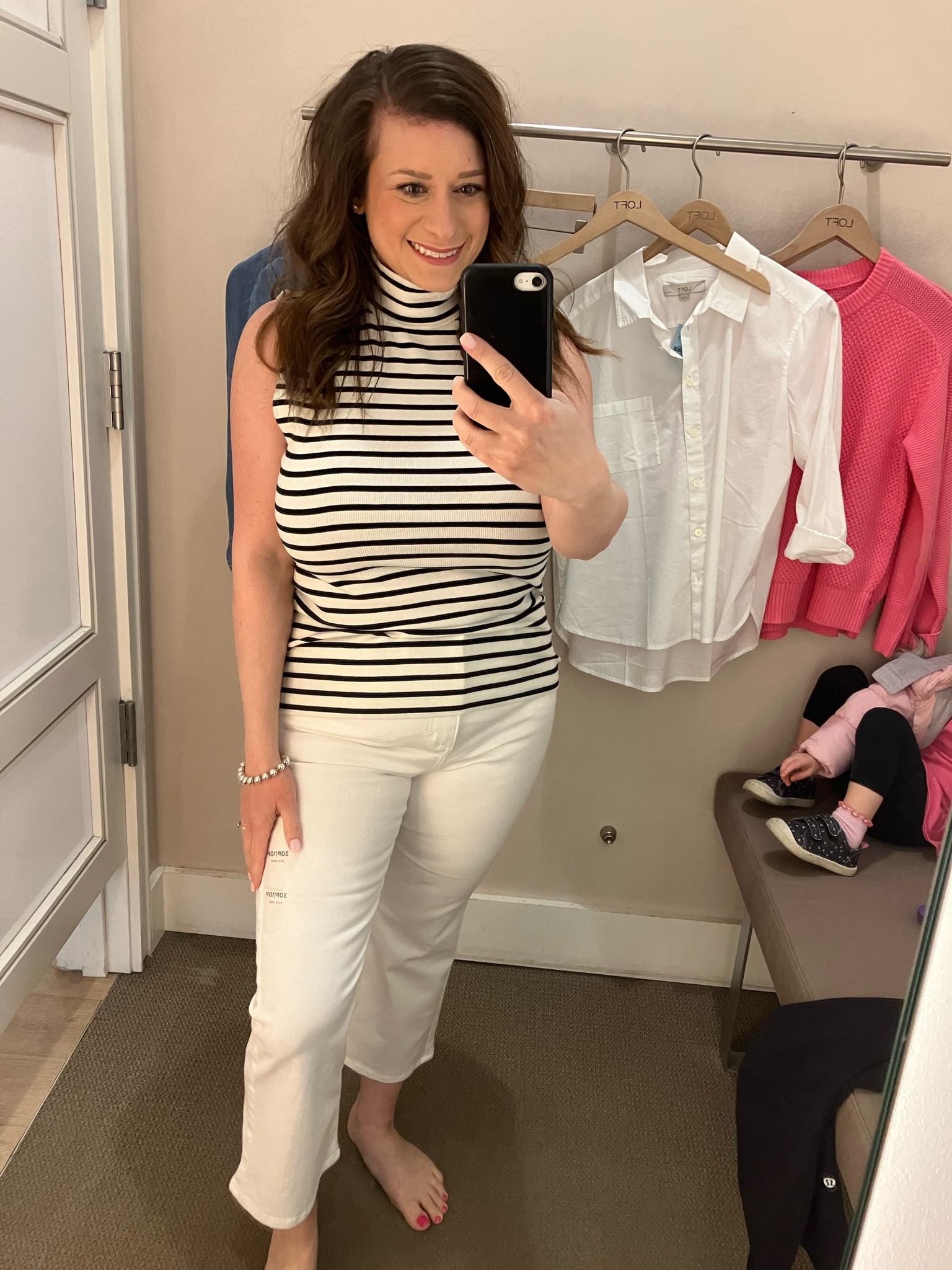 Loft sale
Loft, sale, loft style, petite, midsize, spring style, stripes, mock neck, weekend, casual style, white denim, travel outfit, vacation, spring break, 

29 petite/8 petite in denim
Large in mock neck


#LTKsalealert #LTKmidsize #LTKfindsunder100