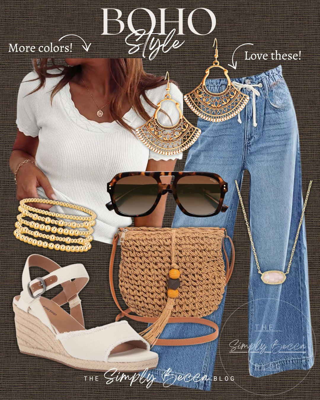Adorable 🥰 These scalloped tops annnd these fabulous jeans are on P R O M O, y’all!

@amazon 

 #ltkwomens #ltkfinds #amazonfashion #bohoearrings #sunglasses #goldbracelets #wovenhandbag #wedges #gemnecklace #bohostyle #scalloped #LTKgrwm #LTKootd #LTKmomlife
