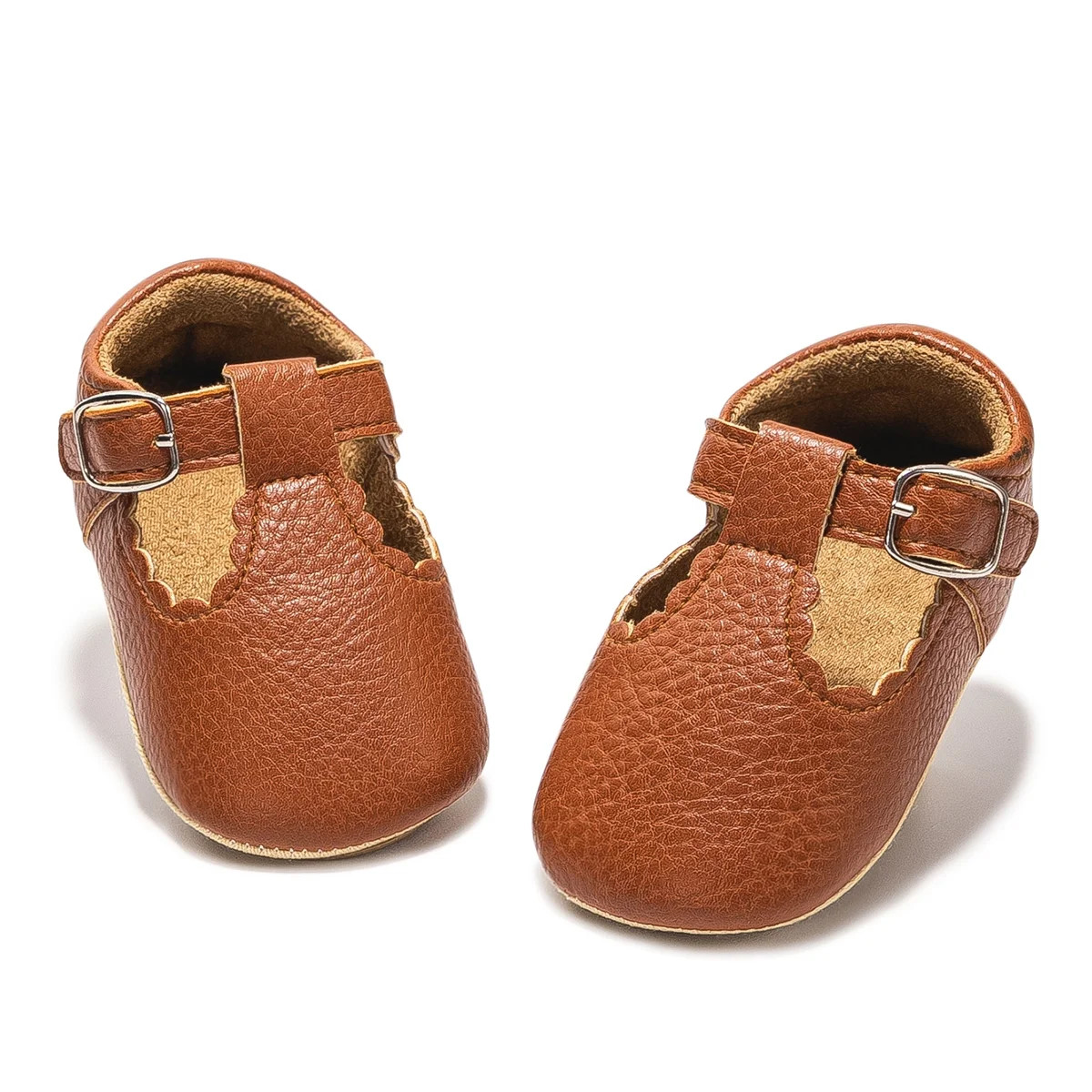 Bonario Baby Girls Dress Shoes Infant Mary Jane Bowknot Flats None-Slip Sole Princess Shoes for N... | Walmart (US)