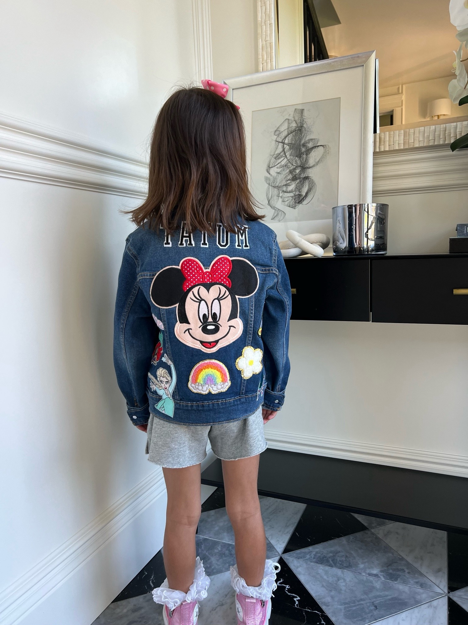 Kids Disney denim jacket.

Etsy. Sale. Disney. Coat. Jacket. Denim. Fall. Casual. Cute. 

#LTKfindsunder100 #LTKsalealert #LTKkids