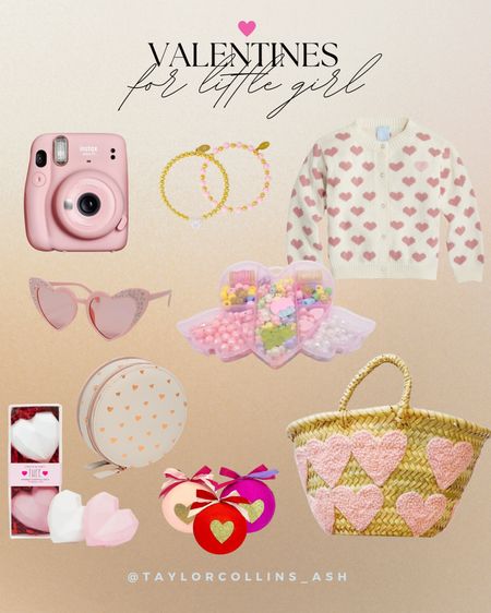 Valentine’s Day gifts for little girls! 

Pink camera
Kids gifts
Girl gifts
Straw bag
Kids vday
Heart sunglasses
Heart sweater
Kids activities 

#LTKFind #LTKGiftGuide #LTKkids
