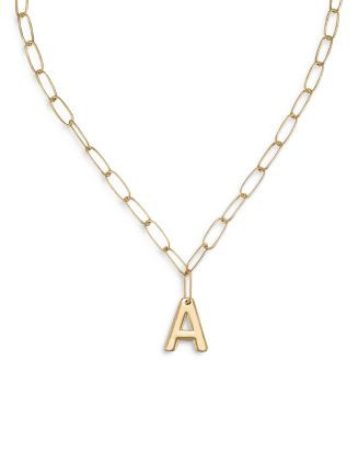 Ettika Paperclip Link Chain Initial Pendant Necklace in 18K Gold Plated, 18"  | Bloomingdale's Gi... | Bloomingdale's (US)
