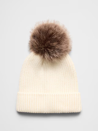 Ribbed Pom Beanie | Banana Republic Factory