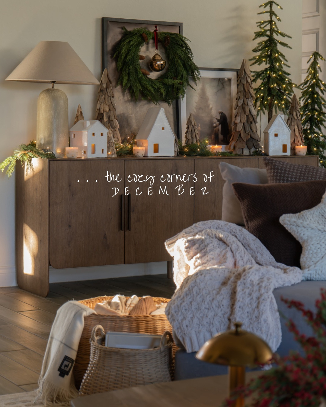The coziest corners of our home this December 🌲❄️ 

#LTKHoliday #LTKGiftGuide #LTKHome