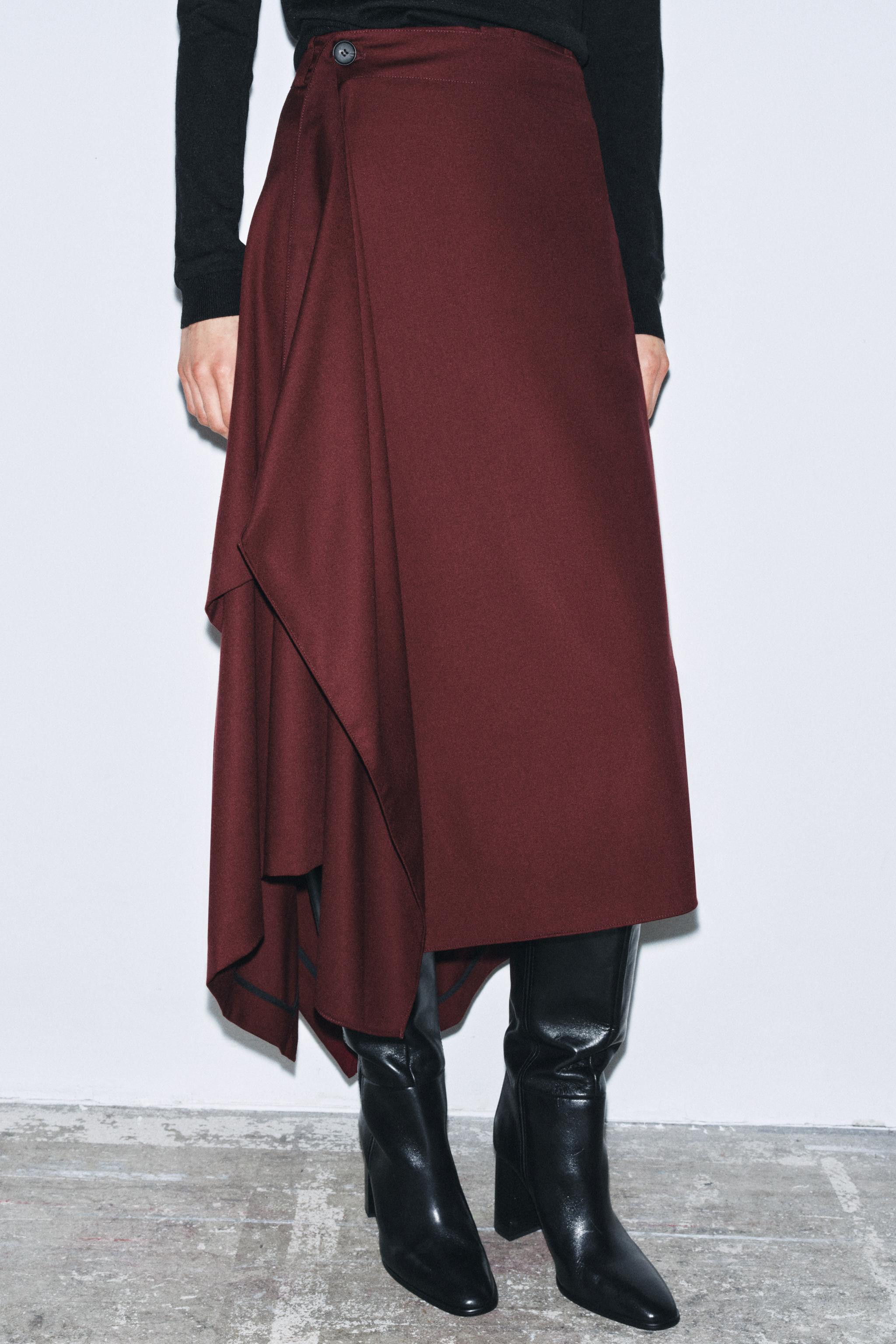 ASYMMETRIC SKIRT ZW COLLECTION | Zara US