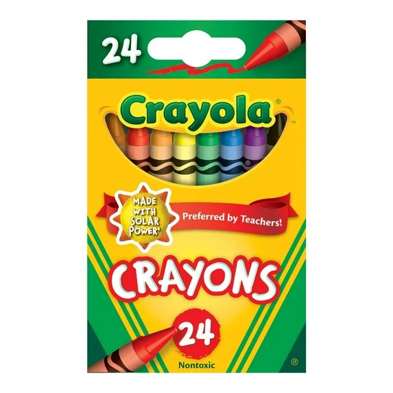 Crayola Crayons, 24 Count, Coloring Supplies for Kids, Classroom Must Haves for Teachers, Classic... | Walmart (US)
