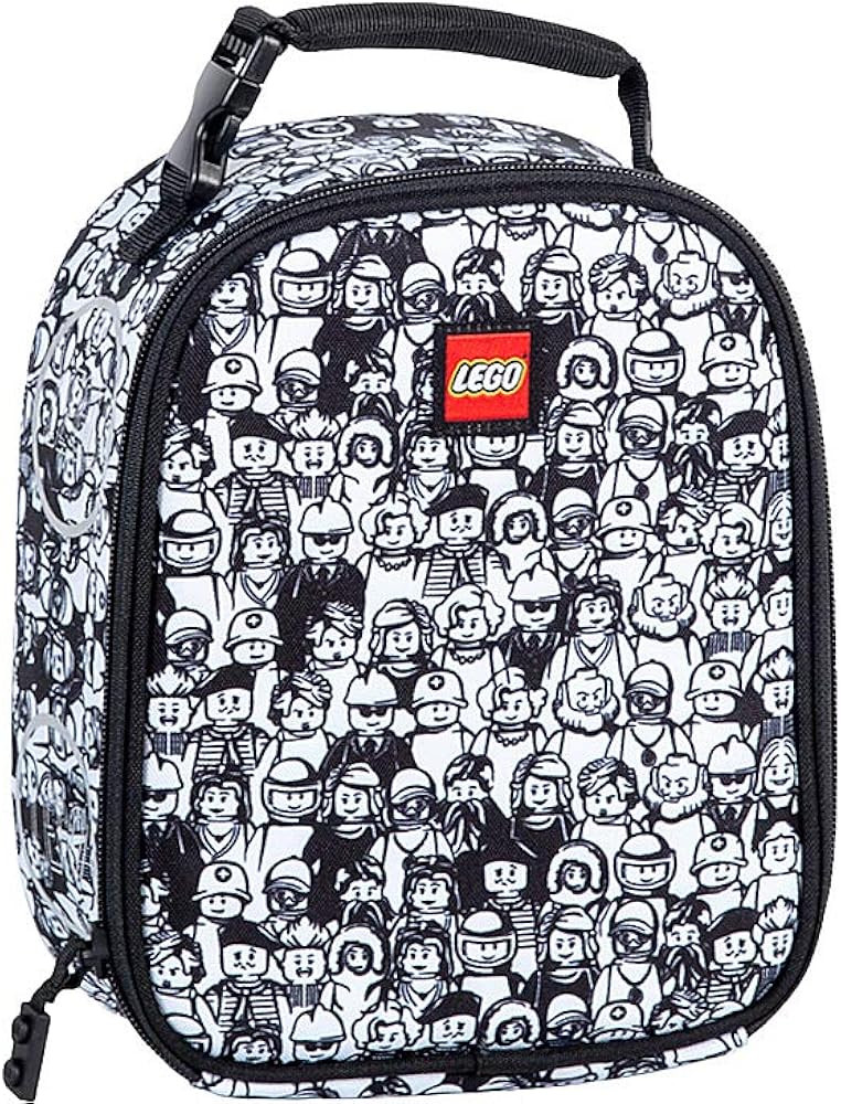 LEGO Kids Heritage Classic Lunch Box, Insulated Soft Reusable Lunch Bag Meal Container for Boys a... | Amazon (US)