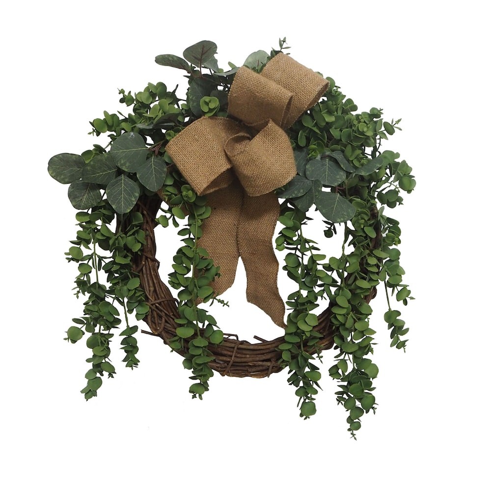 SONOMA Goods for Life™ Artificial Eucalyptus Bow Wreath | Kohl's