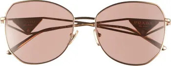 Prada 57mm Irregular Sunglasses | Nordstrom | Nordstrom