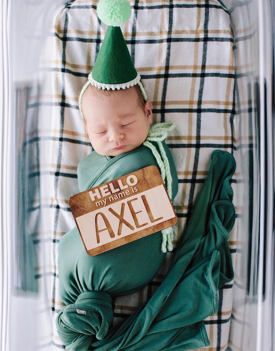 Hello My Name is Wooden Cutout / Birth Announcement /baby Name Announcement / Baby Shower Gift / ... | Etsy (US)