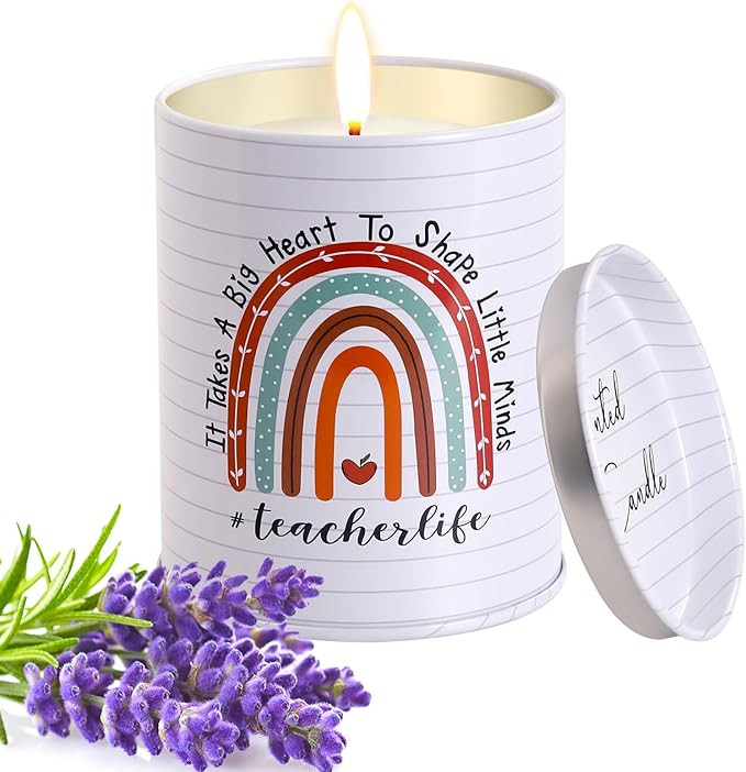 Teacher Appreciation Gifts for Women - Teacher Candles Gifts for Women,Thank You Gifts for Teache... | Amazon (US)