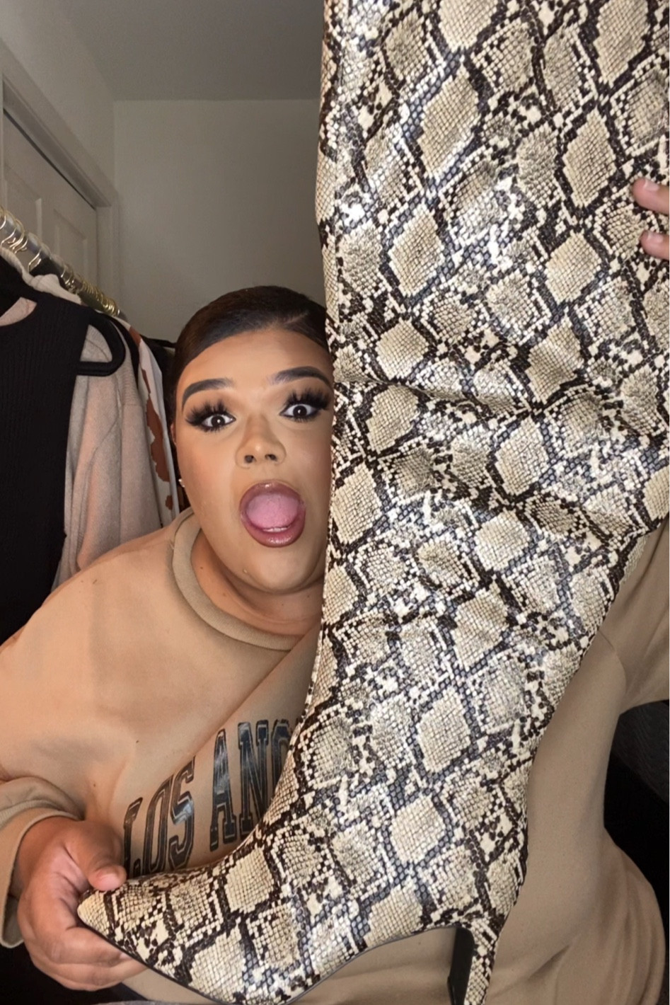 Thigh high boots! 

#LTKcurves #LTKstyletip #LTKshoecrush