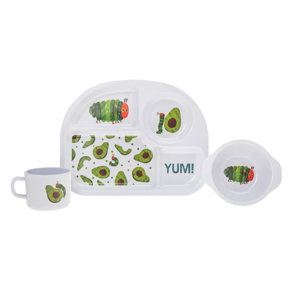 Godinger Silver World of Eric Carle "The Very Hungry Caterpillar" 3-pc. Kids' Melamine Dinnerware... | Kohl's