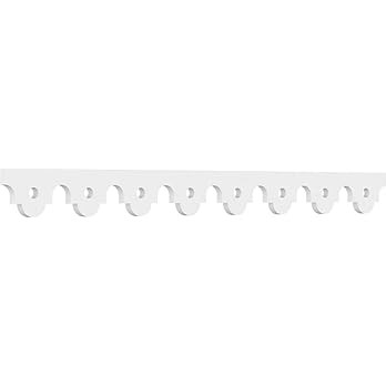 Ekena Millwork RUNP04X0625X48CPS Capistrano Architectural Grade PVC Running Trim, 4"H, White | Amazon (US)