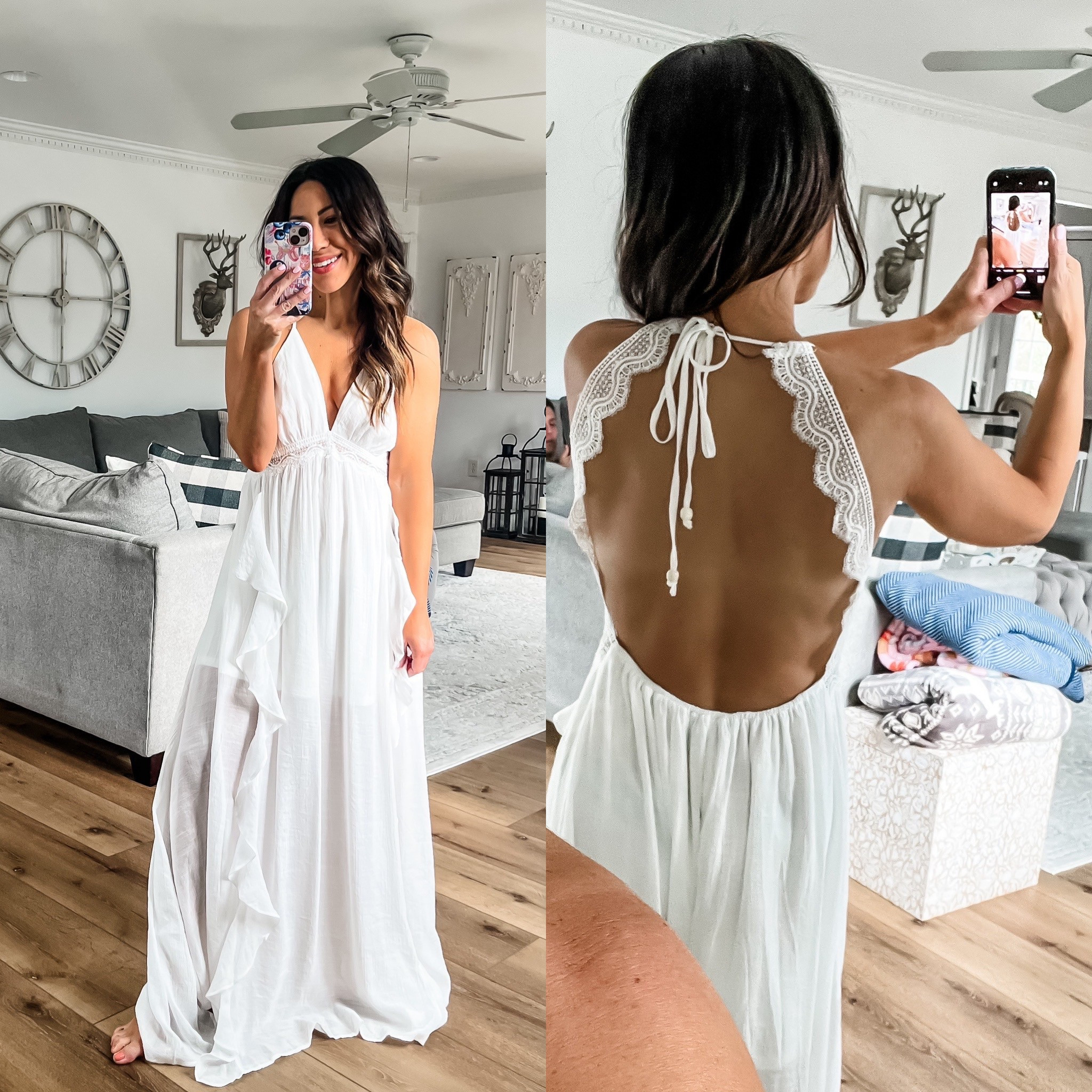 Tammy15 for  15% off $65.
Tammy20 for 20% off $109.
White dress, beach dress, maxi dress 

#LTKSaleAlert #LTKOver40 #LTKFindsUnder50