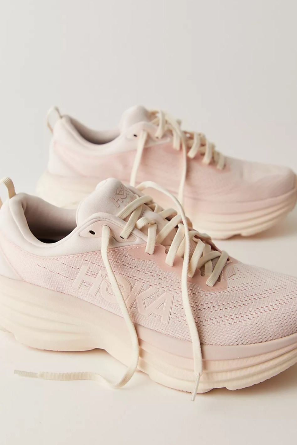 Back in stock Pink Hoka Bandi. They sell out fast! 

#LTKStyleTip #LTKOver40 #LTKActive