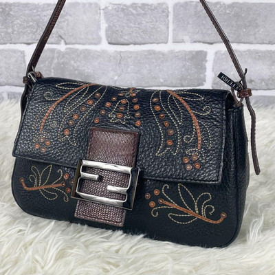 [Rare design/Excellent condition] Fendi Mamma Bucket All Leather Black | eBay US