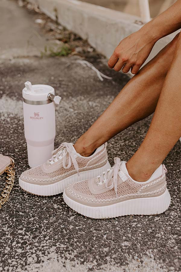 The Sean Platform Sneaker In Blush | Impressions Online Boutique