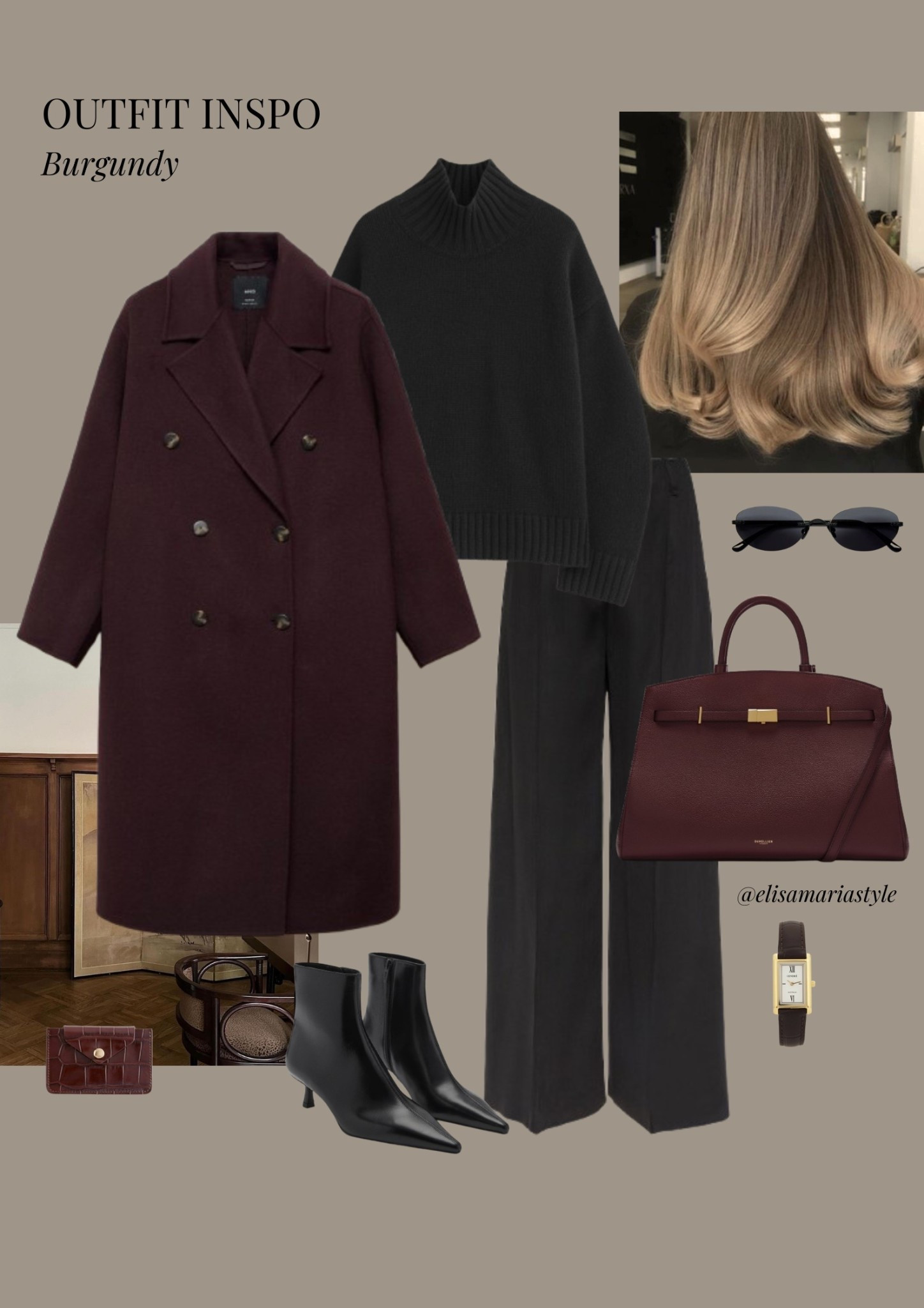 Burgundy inspired fall outfit idea 🍒

#LTKwinter #LTKautumn #LTKworkwear