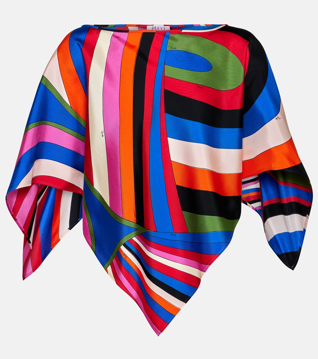 Iride silk twill top | Mytheresa (UK)
