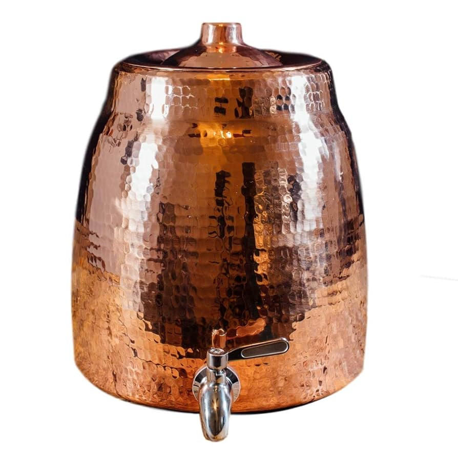 Sertodo Copper Niagara Water Dispenser | 100% Pure Copper, Heavy Gauge, Hand Hammered | 2+ Gallon... | Amazon (US)