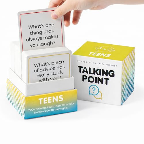 200 Conversation Cards for Teens - Engaging & Deep Questions to Build Trust, Encourage Self-Expression & Strengthen Relationships – Great for Parents, Teachers, Group Discussions & Quality Time | Amazon (US)