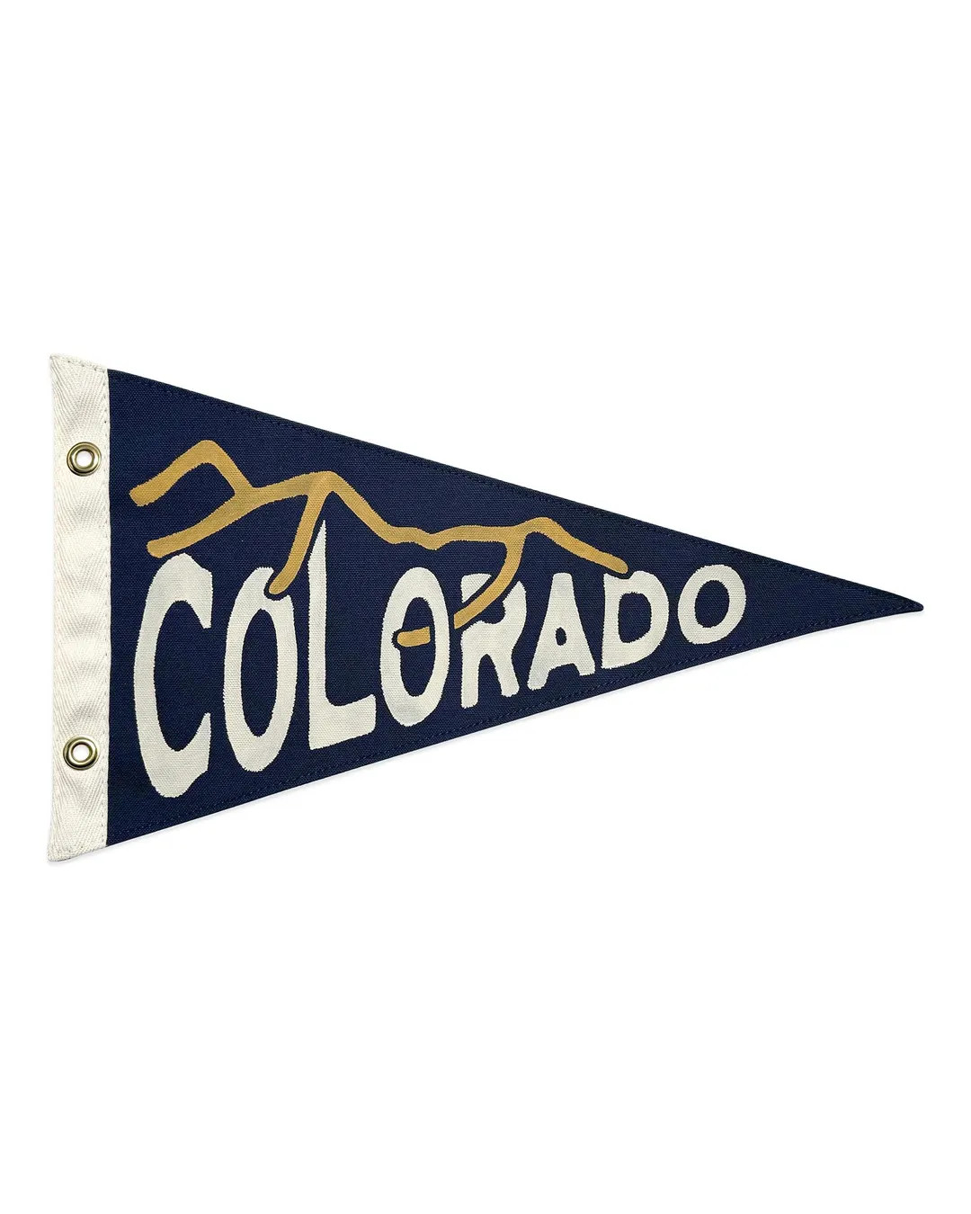 Colorado Mountain Vintage-Inspired Canvas Pennant | Etsy (US)