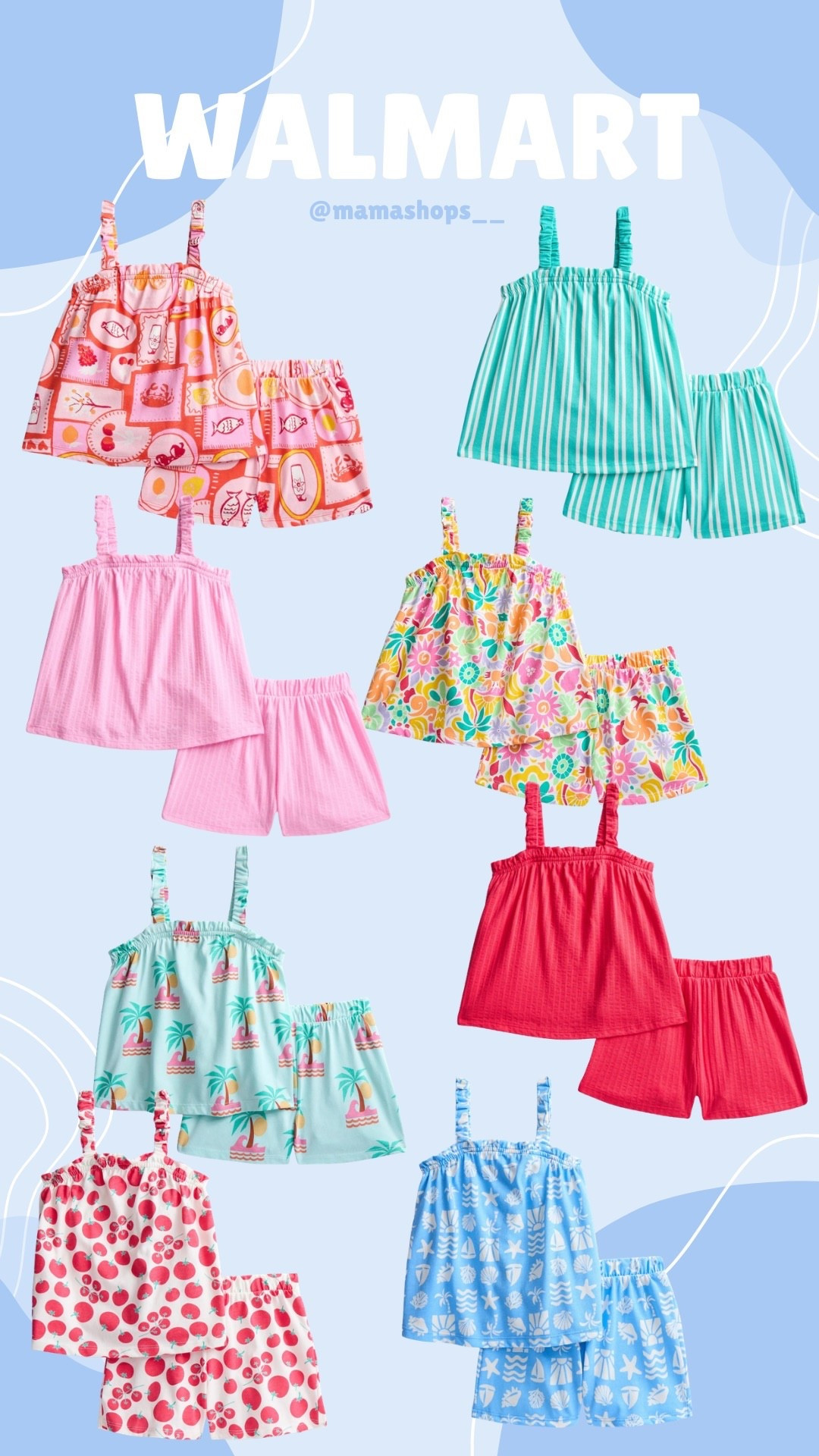 Adorable Wonder Nation 2pc sets for toddler Girls, tank top and matching shorts!👧🏻💕

Find them at Walmart, linking them all here🔗✨

#LTKBaby #LTKTravel #LTKSeasonal