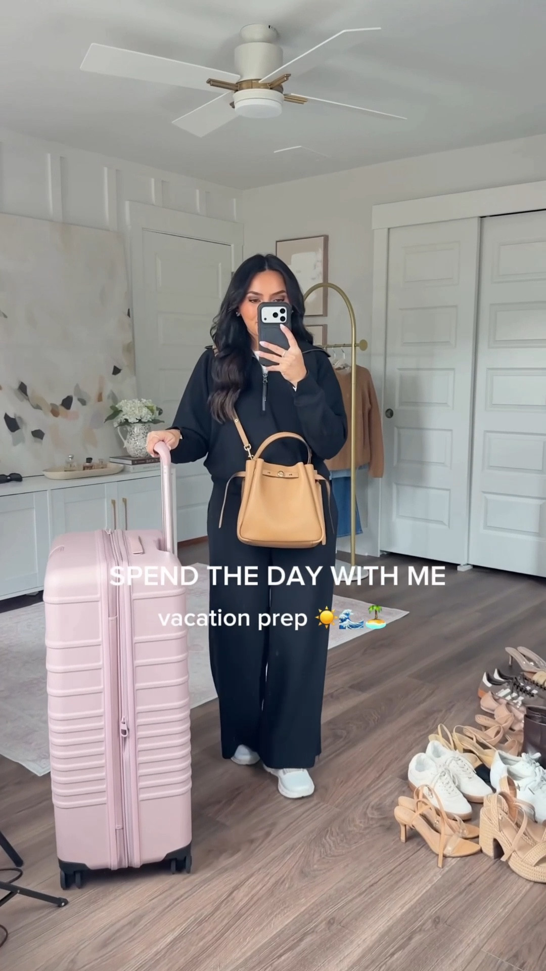 Prep with me for vacation!
Sneakers size 6.5 TTS 
Black pullover size xs TTS 
Black pants size xsmall petite TTS 
@nordstrom #nordstrompartner 

#LTKgrwm #LTKPetite #LTKTravel