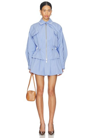 SELMACILEK Polka Blue Skirt in Blue from Revolve.com | Revolve Clothing (Global)