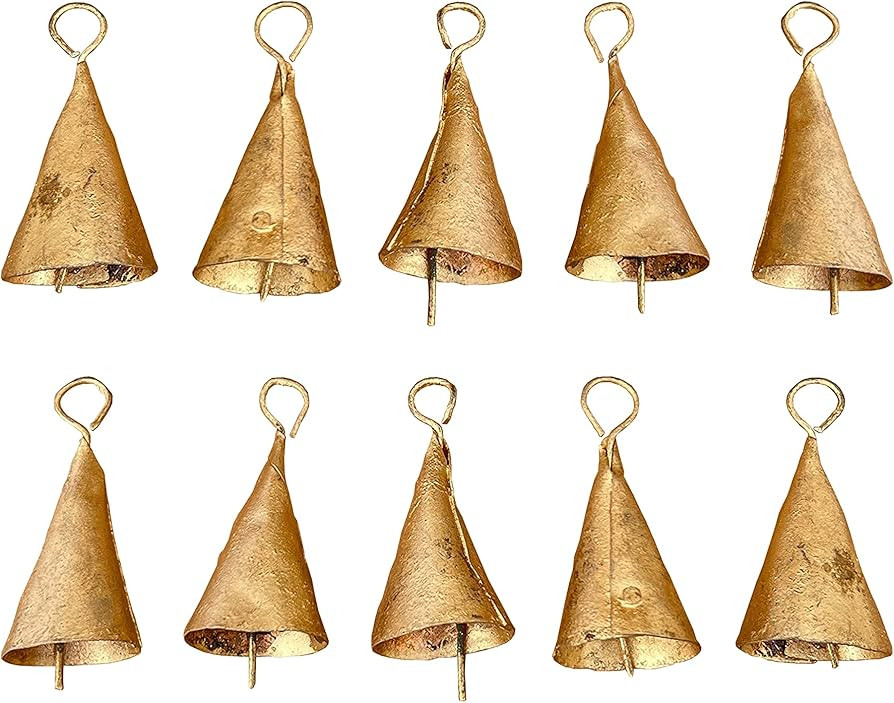 Vivanta 10 Pcs 1.75 Inch Bells for Crafts , Home Decor , Christmas Bell Ornaments , Christmas Bel... | Amazon (US)