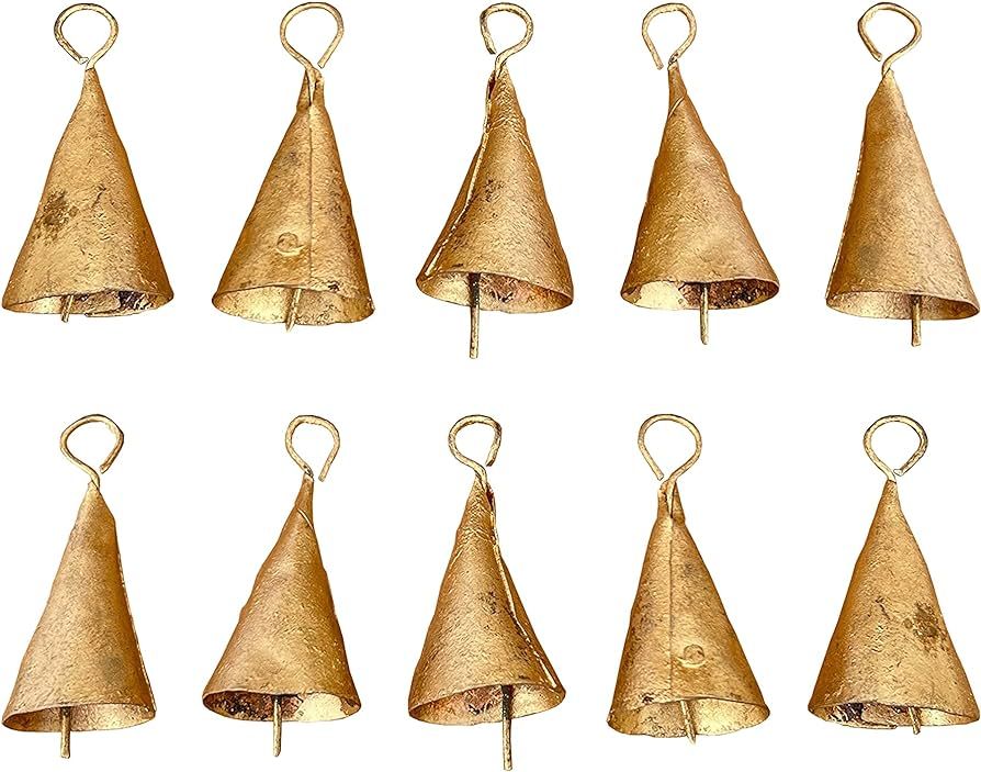 Vivanta 10 Pcs 1.75 Inch Bells for Crafts , Home Decor , Christmas Bell Ornaments , Christmas Bel... | Amazon (US)