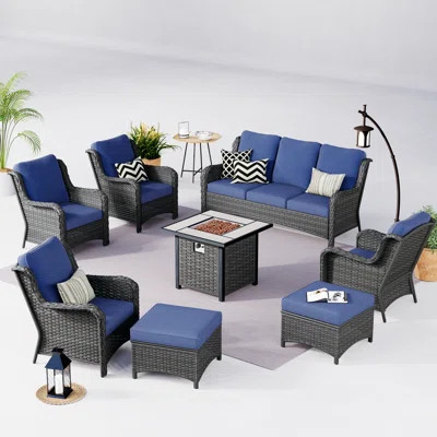 7 - Person Seating Group with Cushions | Wayfair North America