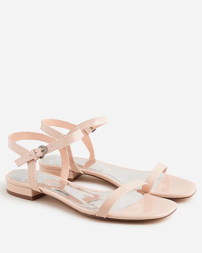 Hazel ankle-strap sandals in patent leather | J.Crew US