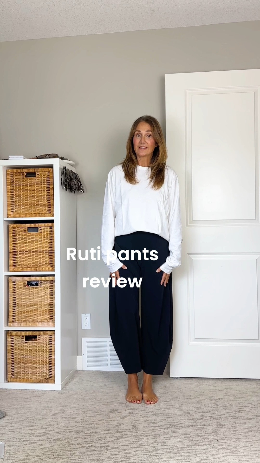 Ruti travel pants for the win! Very comfortable and lightweight, I’m 5’ 7” size 4ish wearing size 6 (I probably could have done my usual size but I wanted to err on the side of extra comfort). My top is a men’s long sleeved tee from Amazon, I’m in M.

#LTKOver40 #LTKootd