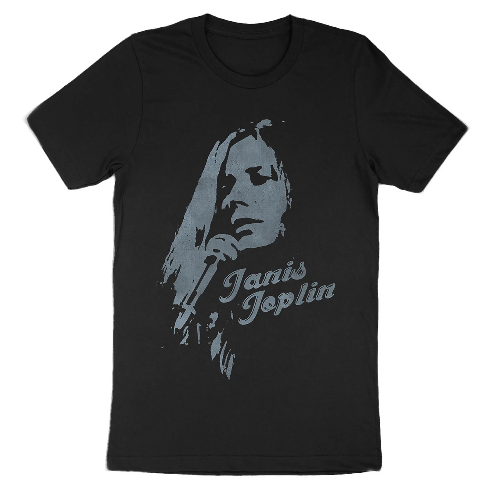 Men's Janis Joplin With Mic Tee, Size: XXL, Black | Kohl's