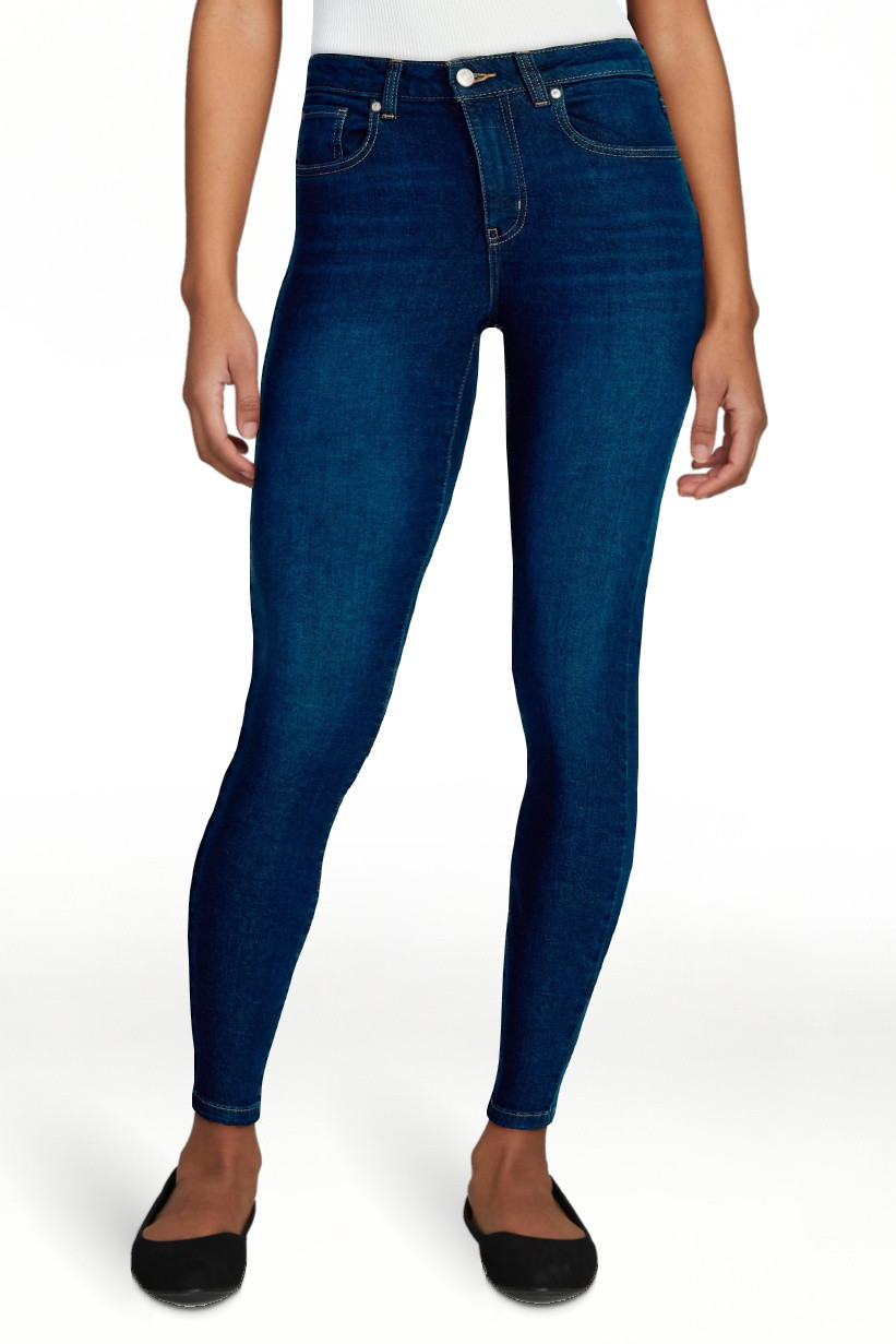 Scoop Women\u2019s High-Rise Skinny Jeans, 29'' Inseam, Sizes 0-18 | Walmart (US)