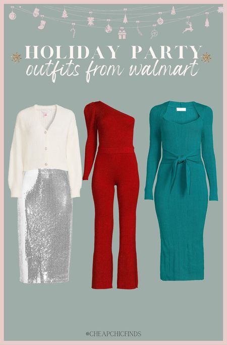 Holiday part outfits from Walmart! #ad #walmart @walmart #walmartfashion #walmartholiday 

#LTKunder50 #LTKstyletip #LTKHoliday