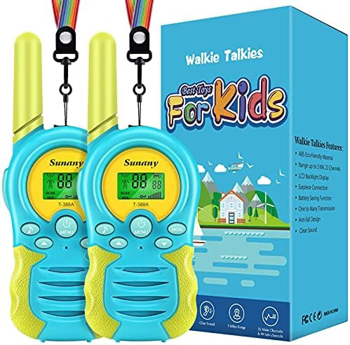 Amazon.com: Walkie Talkies for Kids,Toys for 3-12 Year Old Boys Girls,2 Pack Kids Walkie Talkies ... | Amazon (US)