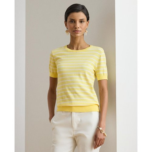 Striped Crew Neck Short Sleeve Jumper | La Redoute (UK)