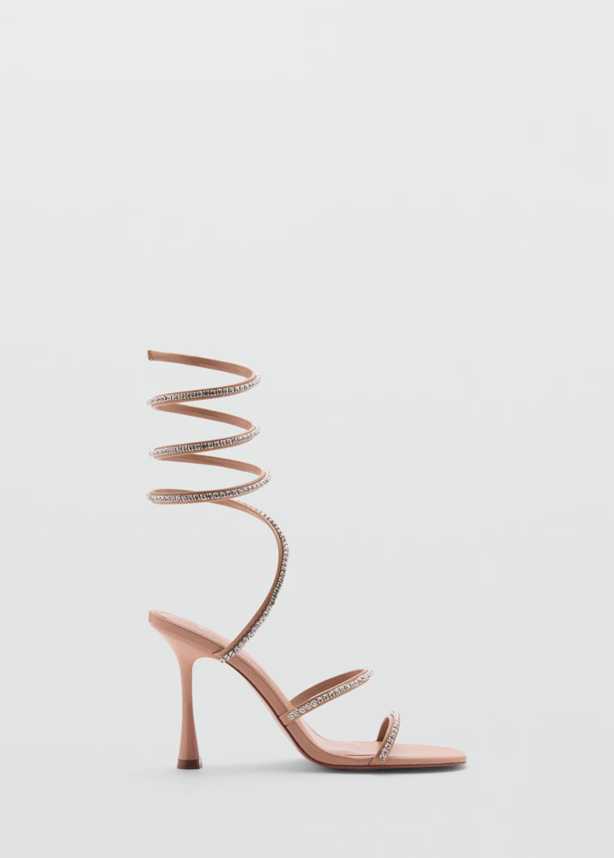 Glitter straps sandal | MANGO (US)