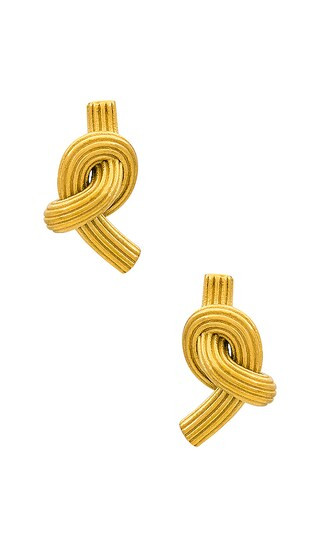 Knot Today Studs in Gold | Revolve Clothing (Global)