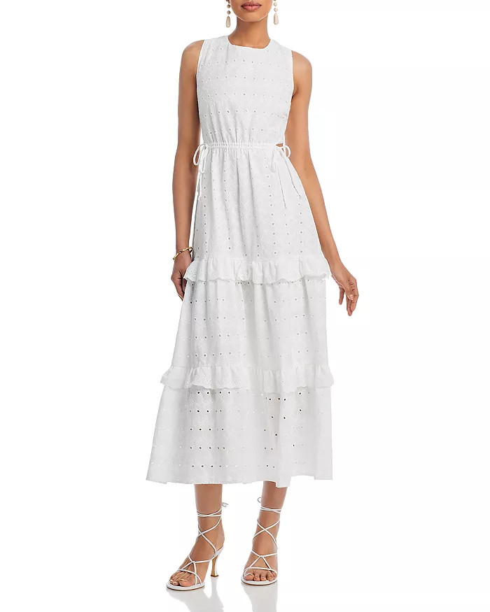 Cutout Eyelet Midi Dress - 100% Exclusive | Bloomingdale's (US)