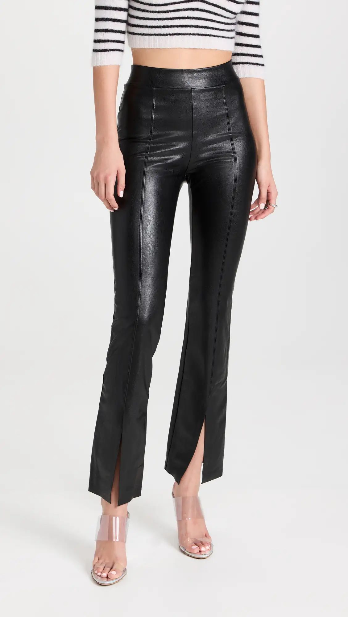 Commando Faux Leather Splitfront Pants | Shopbop | Shopbop