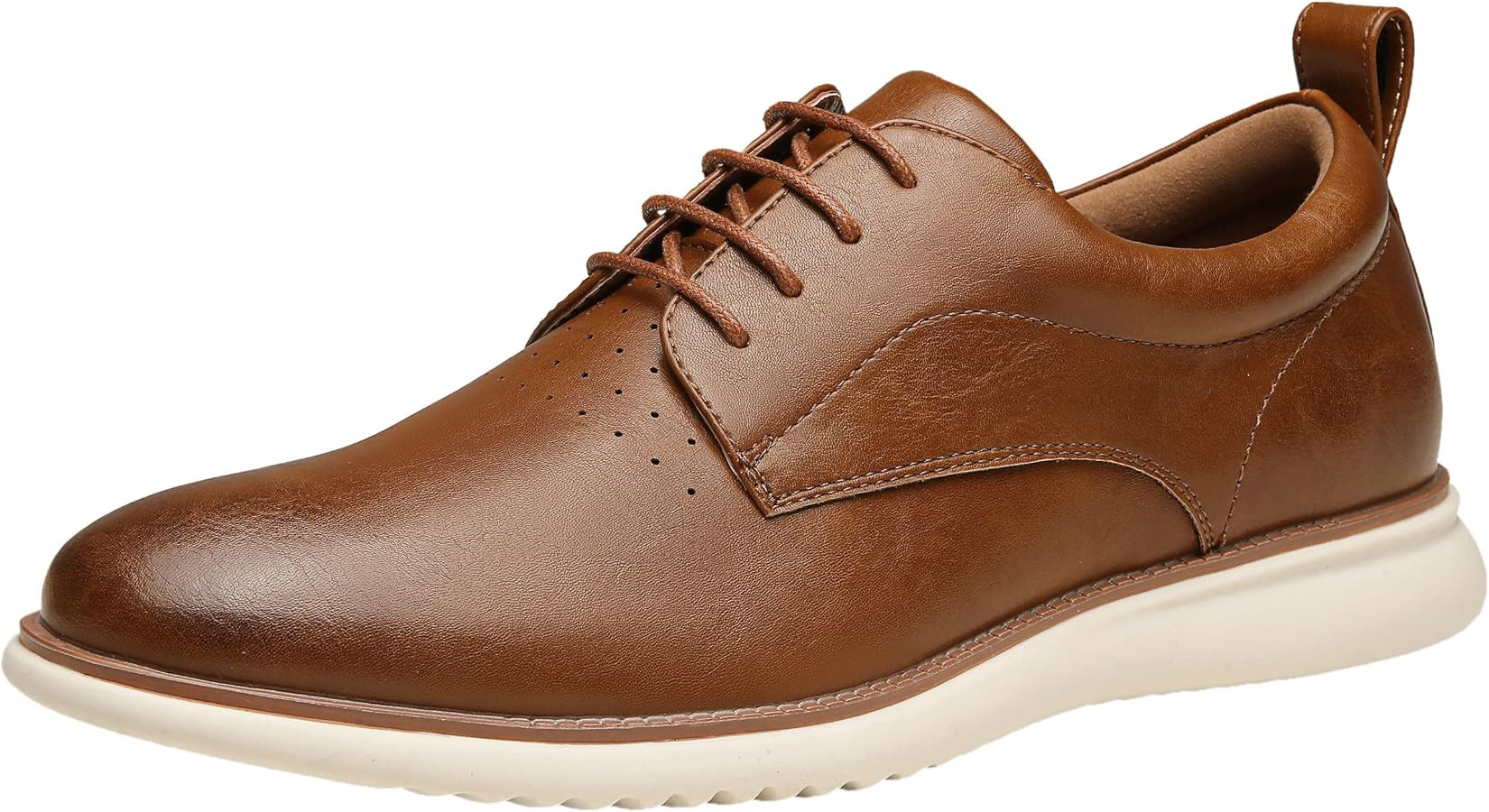 Jousen Mens Dress Shoes Oxfords Casual Retro Classic Comfortable Formal Derby Business Dress Shoe... | Amazon (US)