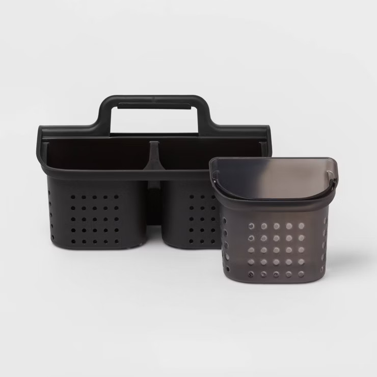 2-in-1 Shower Caddy Black - Room Essentials™ | Target