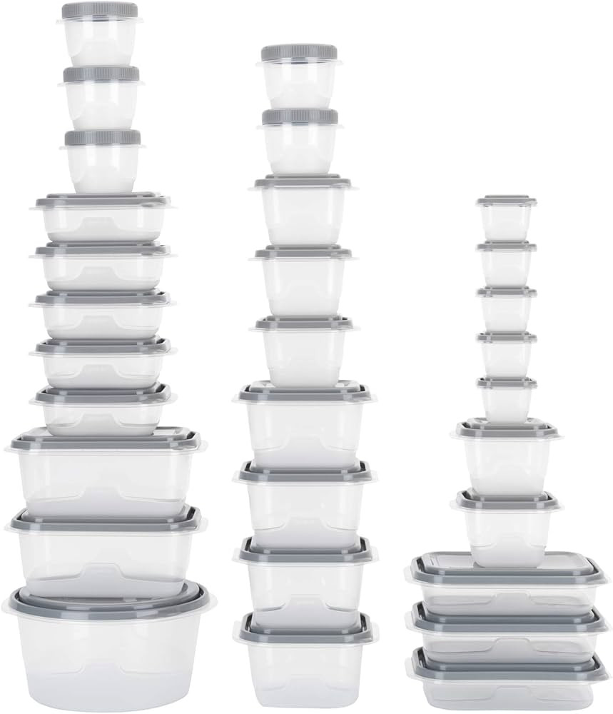 GoodCook EveryWare 60pc Container Set, BPA Free - 60-Piece Food Container Set, Microwave and Free... | Amazon (US)