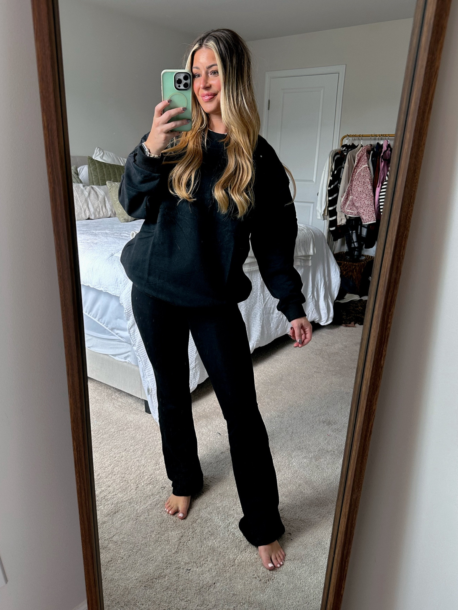 I am obsessed with this set. The pants are flared but high waisted! So good for fall! The sweatshirt is oversized which we love!

fall outfits | fall transitional outfits | fall basics | basics | amazon find | outfit Inspo | fall fit | bump friendly outfits | cute and comfy style | neutral outfits | mom outfit | mom style | minimalist style | capsule wardrobe | capsule wardrobe outfit
I fall style | affordable fall outfits | ways to wear | fall fashion | easy outfit idea


#momstyle #ootd #amazonfashion #amazon #microinfluencer #momfit #ltk #ltkstyletip #amazonfinds #easylook #amazonstorefront #shopwithme #amazoninfluencer #contentcreator #explore #explorepage #affordable #trending #easyoutfits #basics #falloutfit #shopltk 

#LTKFallSale #LTKU #LTKSeasonal