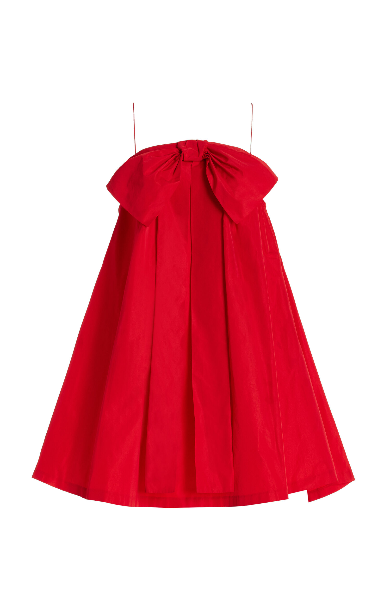 Estee Bow-Detailed Taffeta Mini Dress | Moda Operandi (Global)