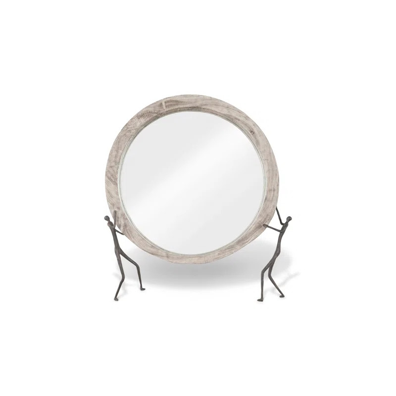 Atlas Chamcha Wood Beveled Accent Mirror | Wayfair North America